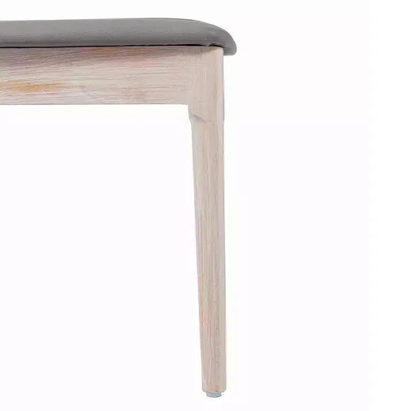 Flash Furniture Chester Commercial Grade Solid Wood Dining Chair with Slatted Backrest and Vinyl Seat