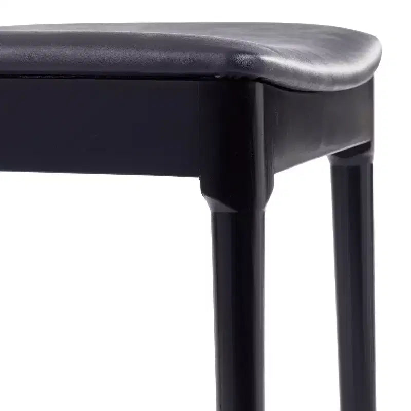 Flash Furniture Chester Commercial Grade Solid Wood Dining Chair with Slatted Backrest and Vinyl Seat