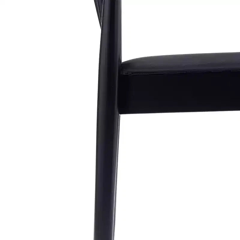 Flash Furniture Chester Commercial Grade Solid Wood Dining Chair with Slatted Backrest and Vinyl Seat