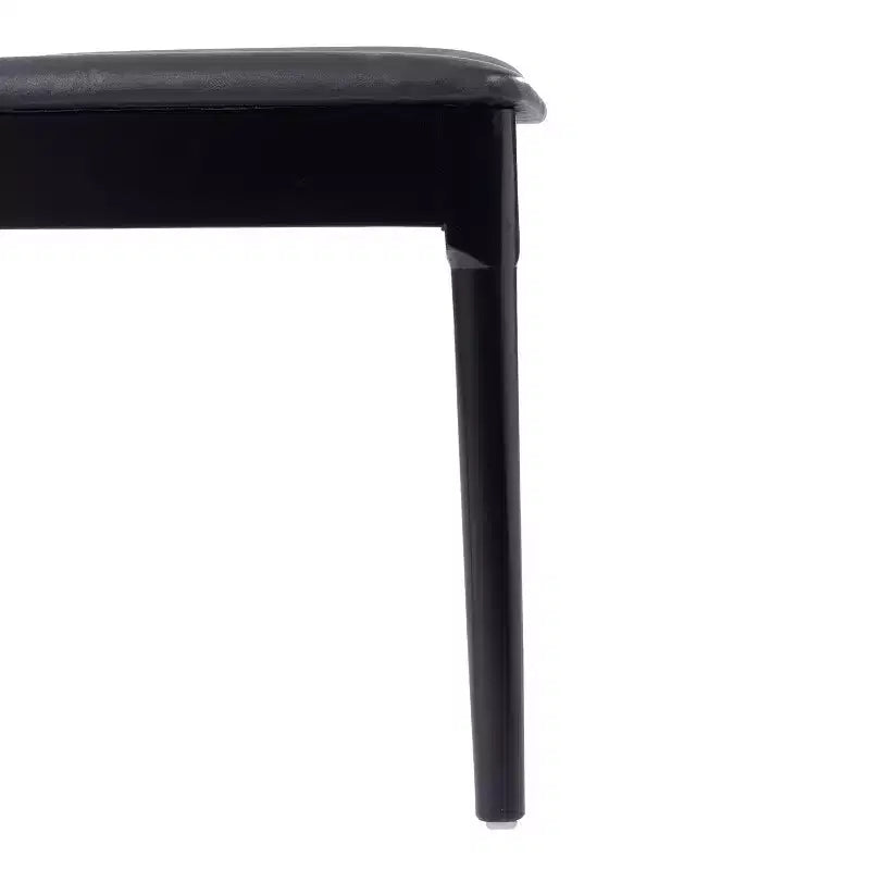 Flash Furniture Chester Commercial Grade Solid Wood Dining Chair with Slatted Backrest and Vinyl Seat