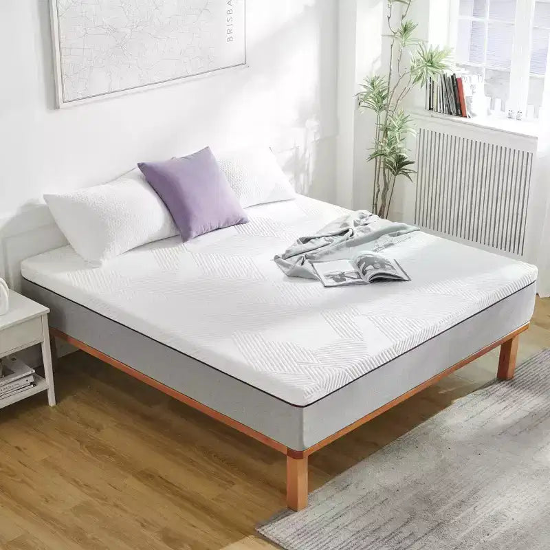 Matelas Wuleitex 10 pouces, matelas en mousse à mémoire de forme, utilisé pour des nuits de sommeil fraîches et matelas en mousse de décompression