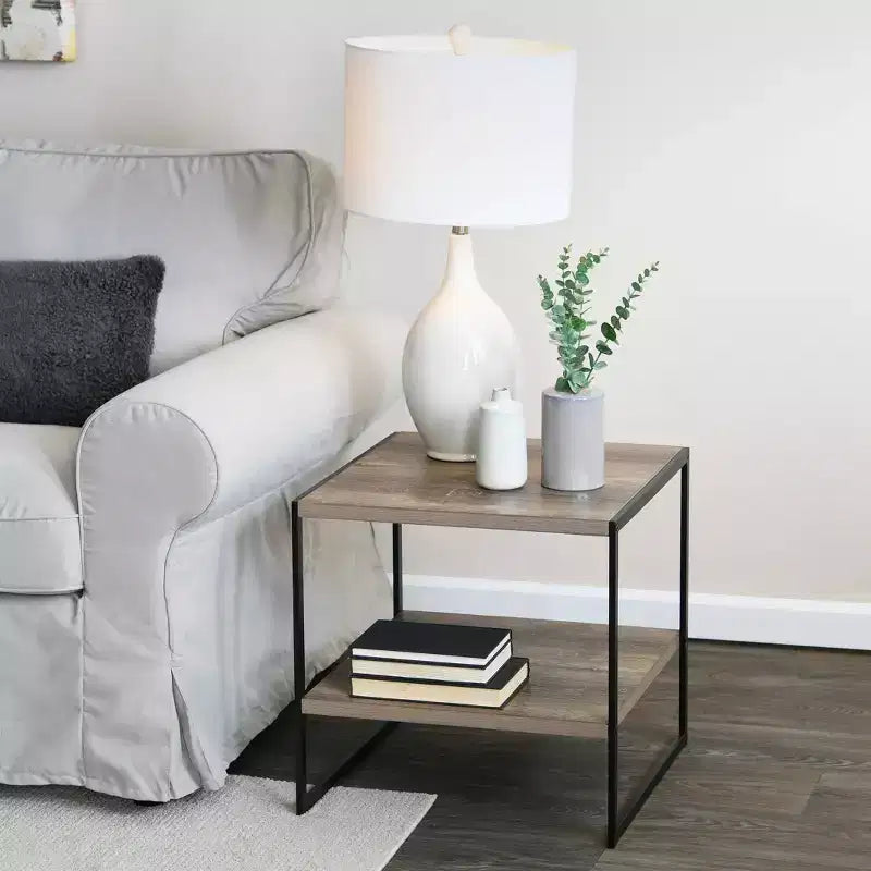 Table d'appoint carrée Jamestown Household Essentials