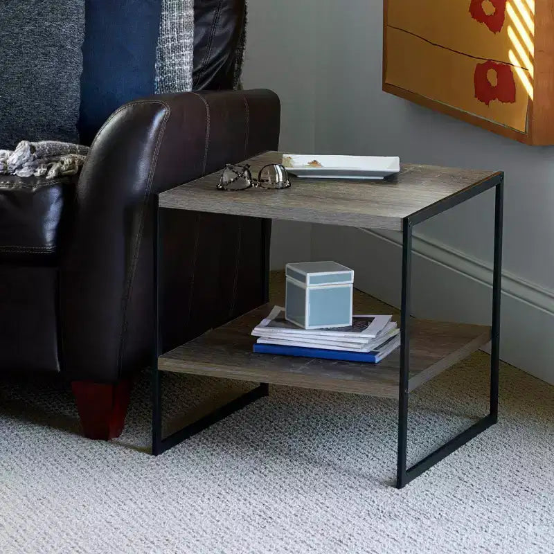 Table d'appoint carrée Jamestown Household Essentials
