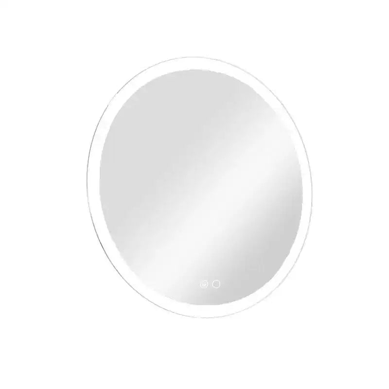 Miroir mural de salle de bain Keonjinn LED rond avec éclairage frontal, 3 températures de couleur réglables, anti-buée