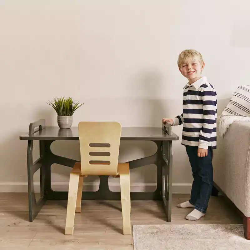 ECR4Kids StudyStation en bois, bureau d'écriture pour étudiant, meuble Montessori