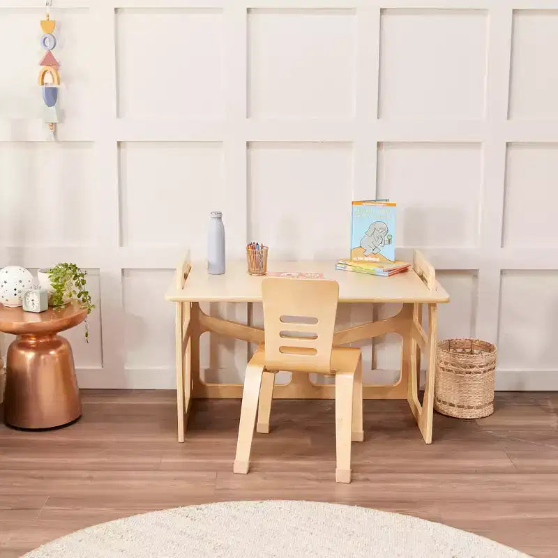 ECR4Kids StudyStation en bois, bureau d'écriture pour étudiant, meuble Montessori