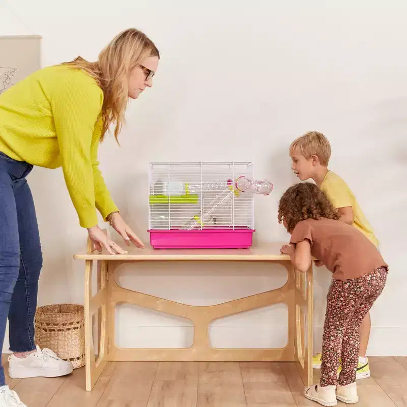 ECR4Kids StudyStation en bois, bureau d'écriture pour étudiant, meuble Montessori