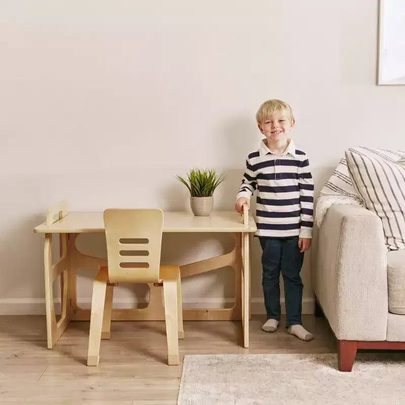 ECR4Kids StudyStation en bois, bureau d'écriture pour étudiant, meuble Montessori