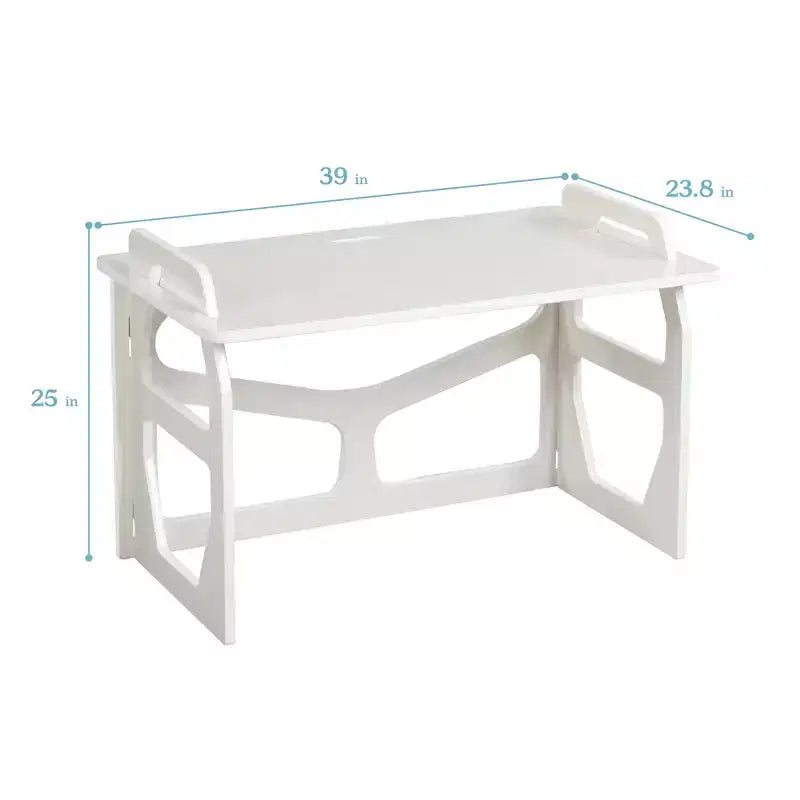 ECR4Kids StudyStation en bois, bureau d'écriture pour étudiant, meuble Montessori