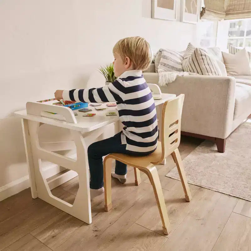 ECR4Kids StudyStation en bois, bureau d'écriture pour étudiant, meuble Montessori