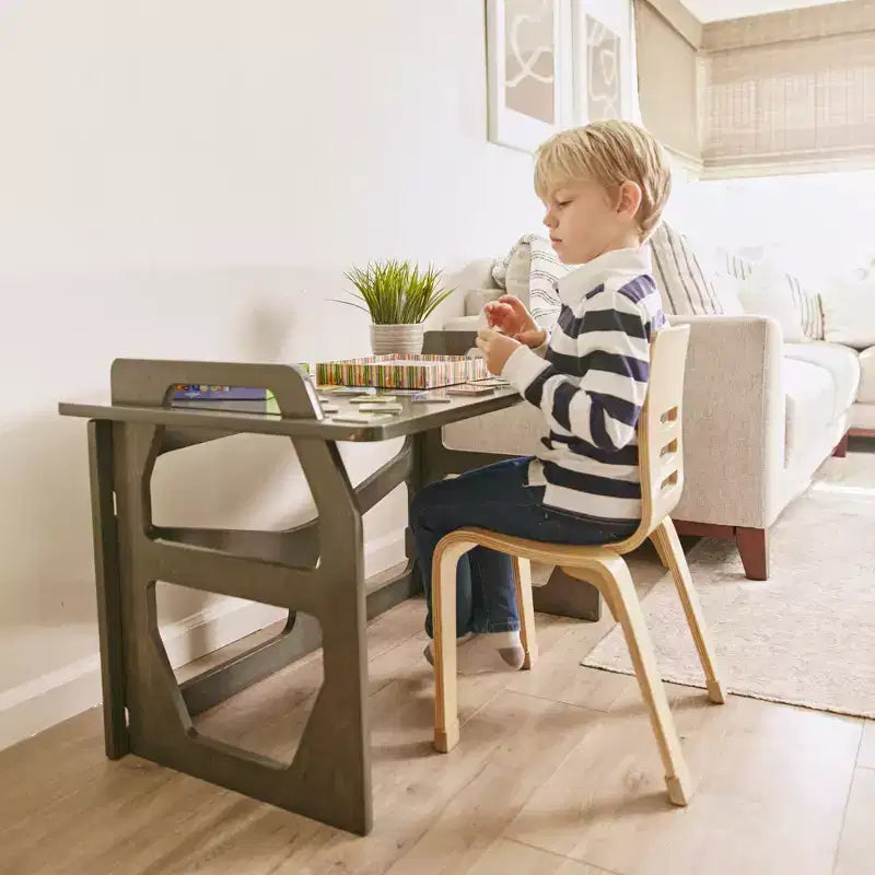 ECR4Kids StudyStation en bois, bureau d'écriture pour étudiant, meuble Montessori