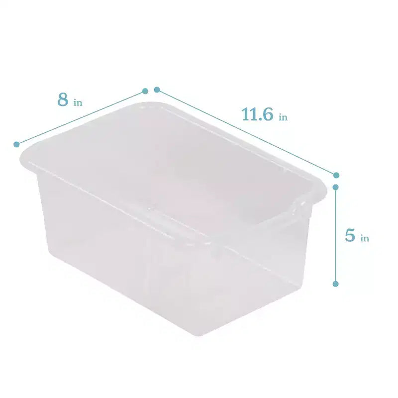 ECR4Kids Streamline 15 Cubby Tray Cabinet with 15 Scoop Front Bins, 5x3, Kids Furniture