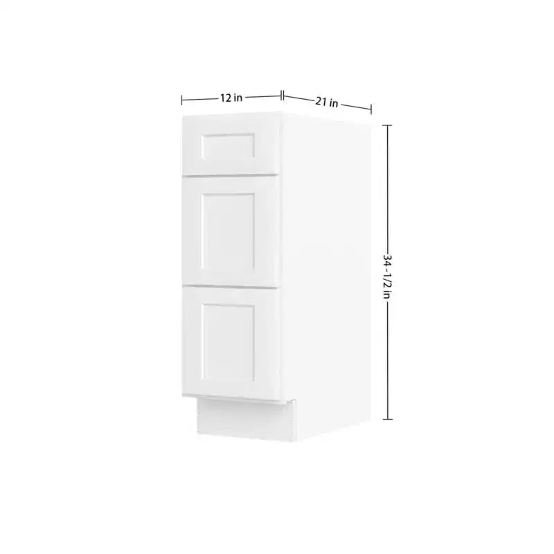 Meuble-lavabo sans comptoir HOMLUX Easy-DIY prêt à assembler blanc Shaker