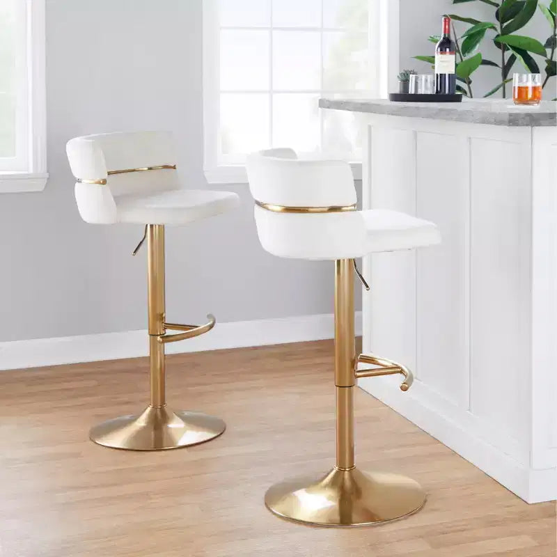 Ensemble de 2 tabourets de bar réglables - LumiSource