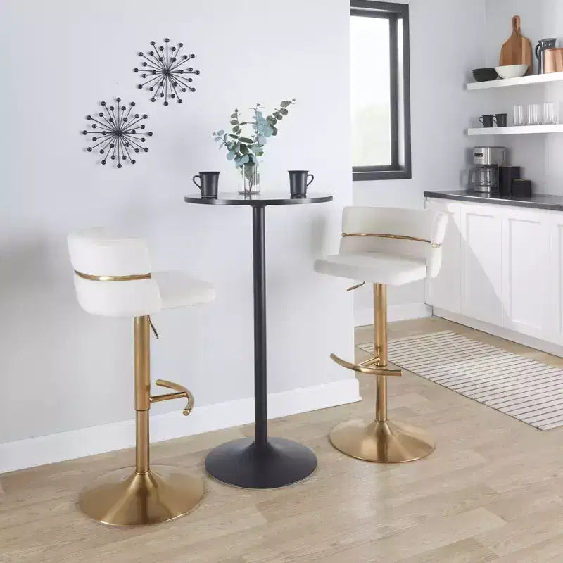 Ensemble de 2 tabourets de bar réglables - LumiSource