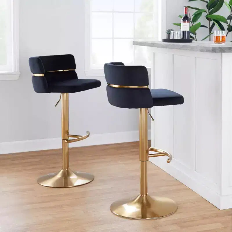Ensemble de 2 tabourets de bar réglables - LumiSource