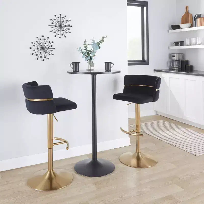 Ensemble de 2 tabourets de bar réglables - LumiSource