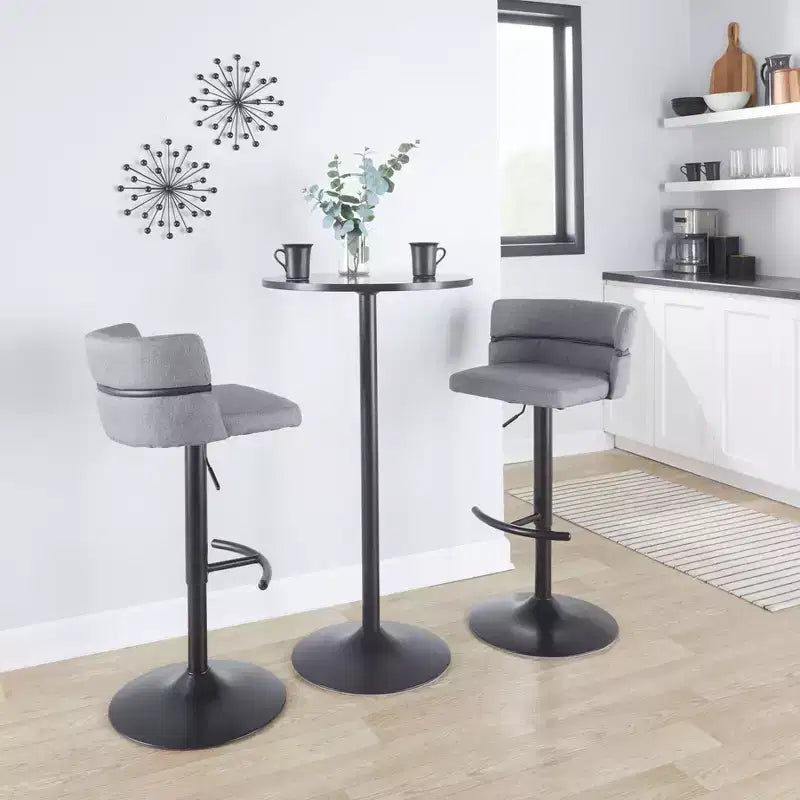 Ensemble de 2 tabourets de bar réglables - LumiSource