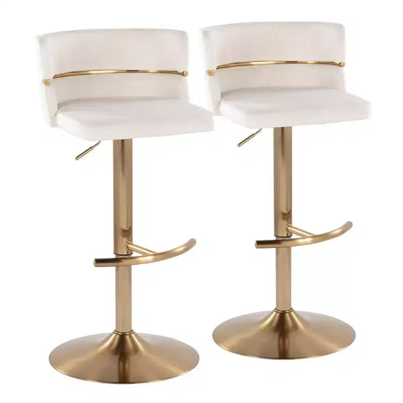 Ensemble de 2 tabourets de bar réglables - LumiSource