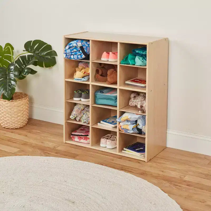 Meuble de rangement 15 casiers Streamline 5x3 ECR4Kids, mobilier de classe