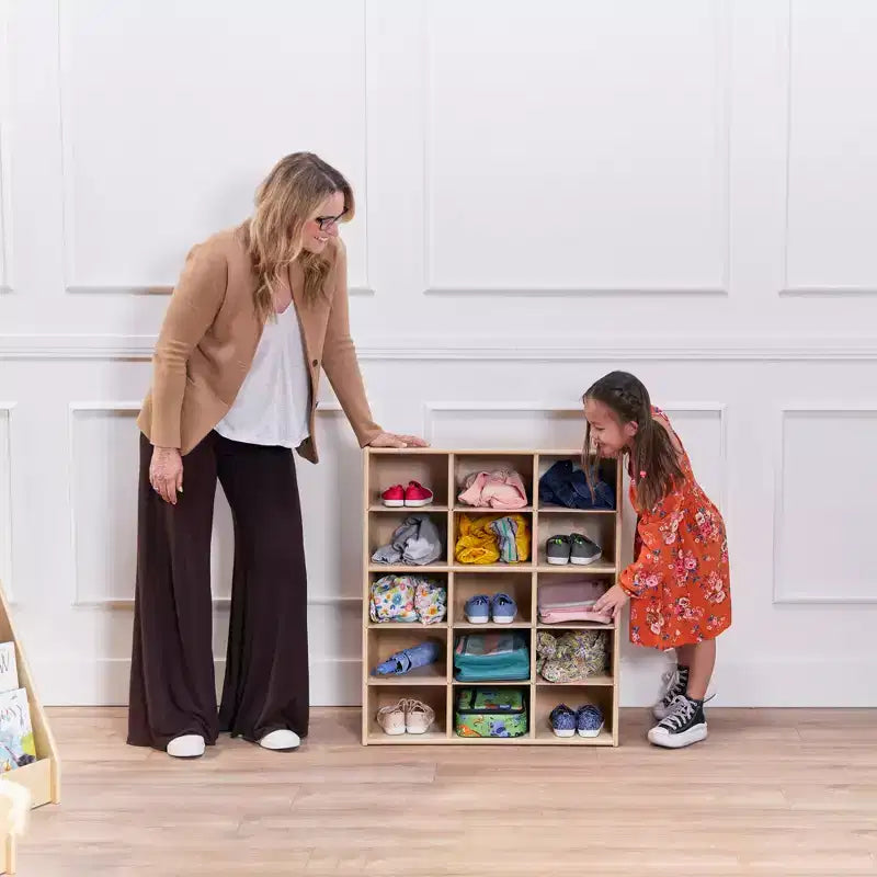 Meuble de rangement 15 casiers Streamline 5x3 ECR4Kids, mobilier de classe