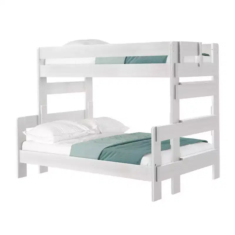 Plank+Beam Solid Wood Farmhouse Twin over Full Bunk Bed