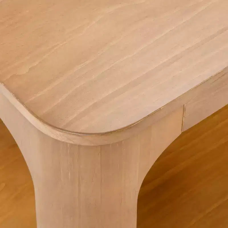Plank+Beam Rectangular Side Table with Shelf, Slim Side Table for Living Room