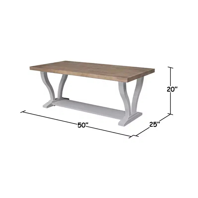 Table basse en bois massif Lacasa - International Concepts