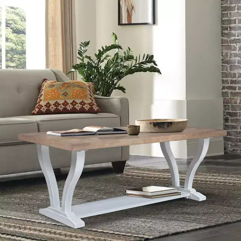 Table basse en bois massif Lacasa - International Concepts