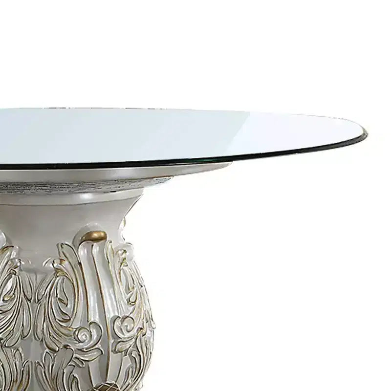 Vendome Dining Table Antique Pearl Finish - Acme Furniture