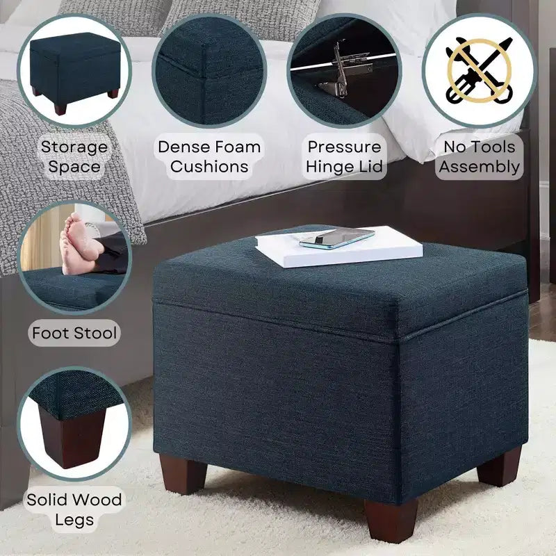 Pouf de rangement Madison Breighton Home