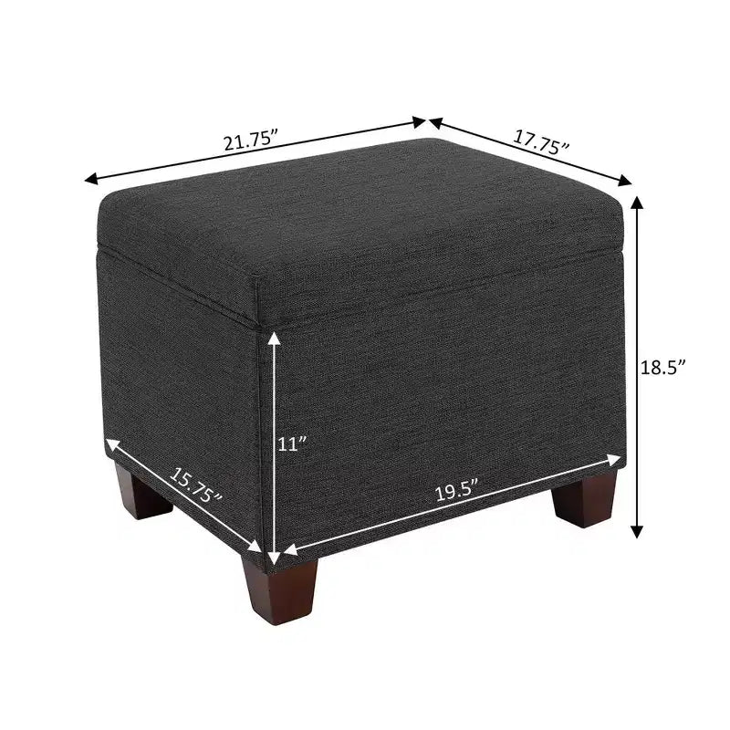 Pouf de rangement Madison Breighton Home