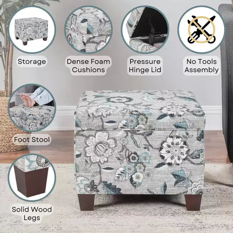 Pouf de rangement Madison Breighton Home