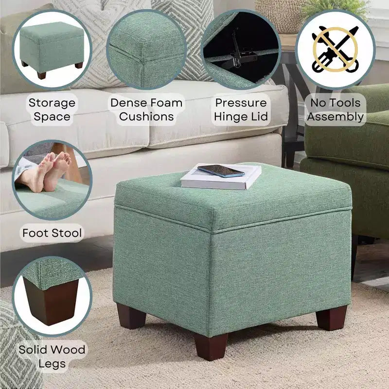 Pouf de rangement Madison Breighton Home