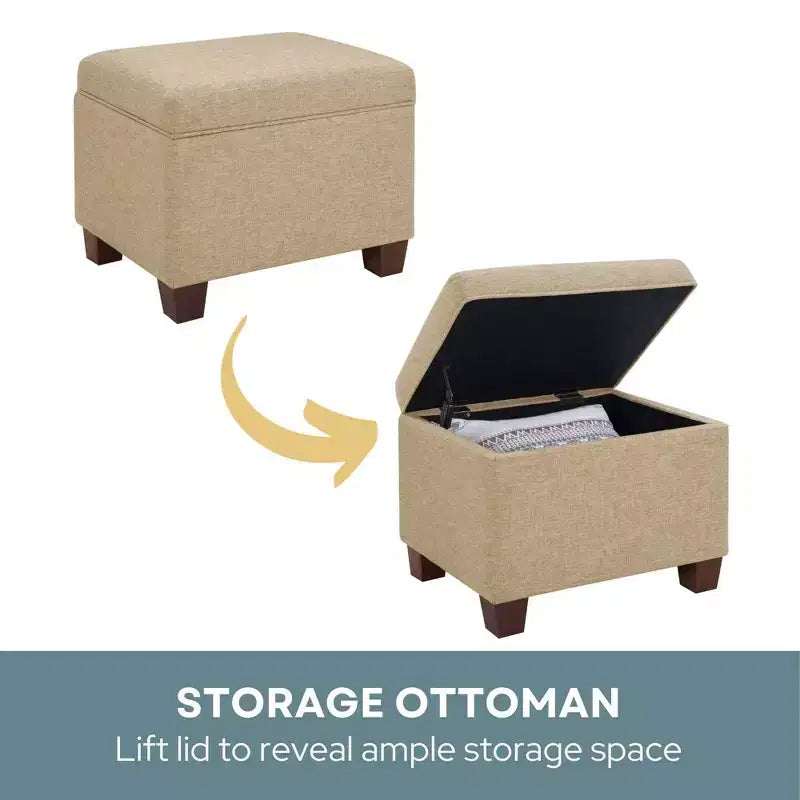 Pouf de rangement Madison Breighton Home