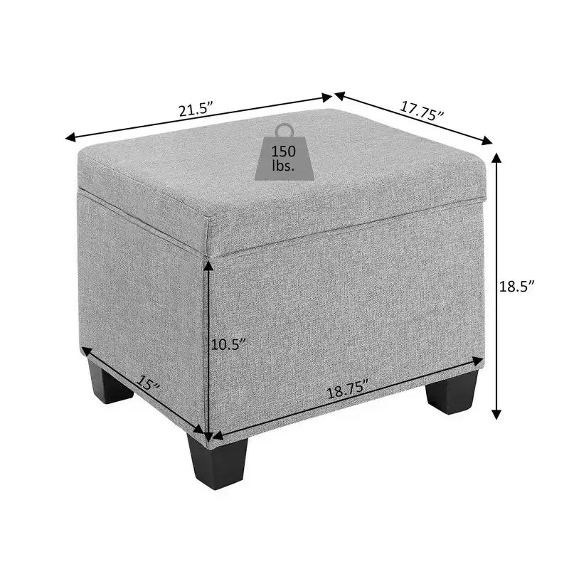 Pouf de rangement Madison Breighton Home