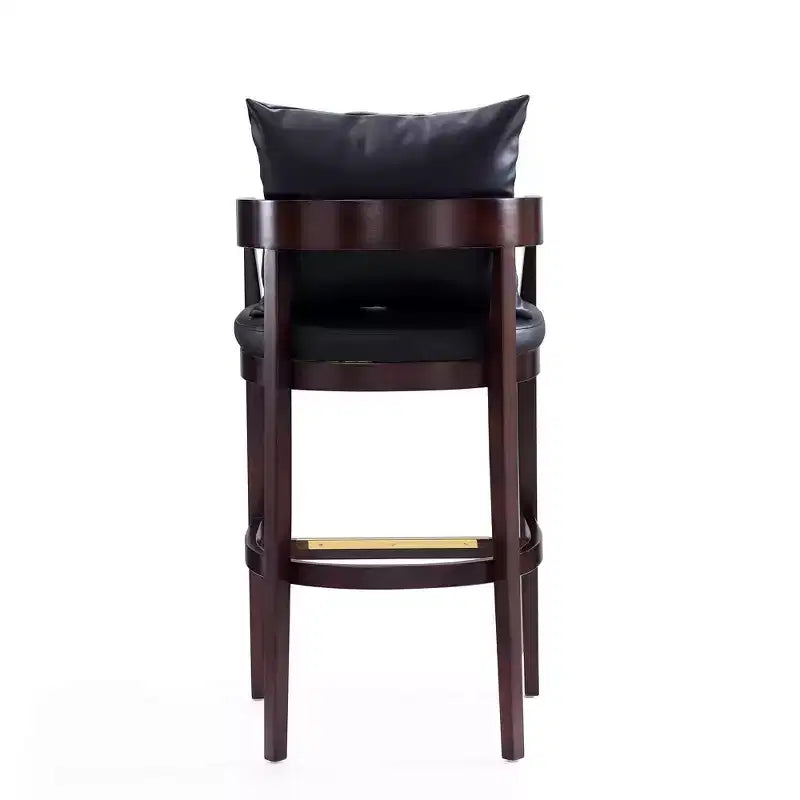 Set of 3 Ritz Upholstered Beech Wood Barstools - Manhattan Comfort