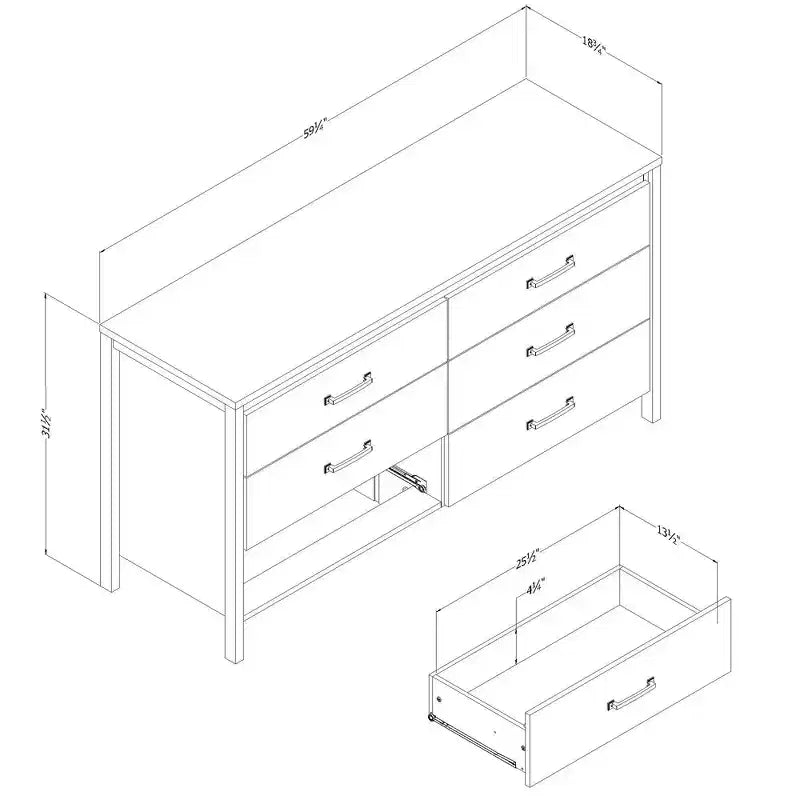 South Shore Twin Bed