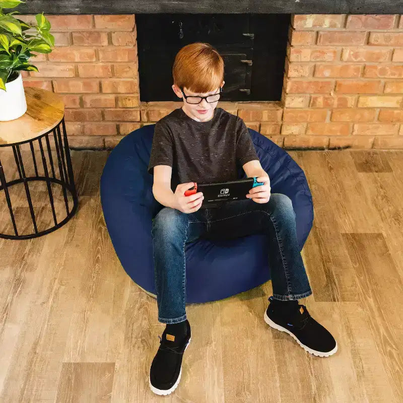 Big Joe Classic Bean Bag Chair, Durable Polyester Nylon Blend, Kids