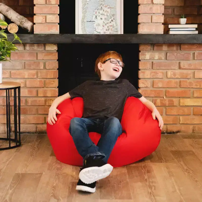 Big Joe Classic Bean Bag Chair, Durable Polyester Nylon Blend, Kids