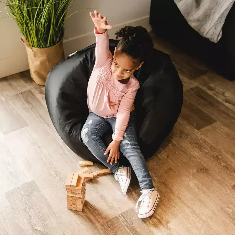 Big Joe Classic Bean Bag Chair, Durable Polyester Nylon Blend, Kids