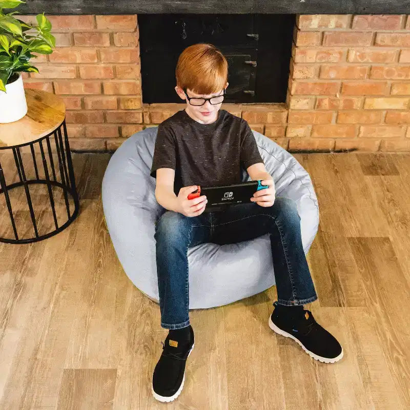 Big Joe Classic Bean Bag Chair, Durable Polyester Nylon Blend, Kids