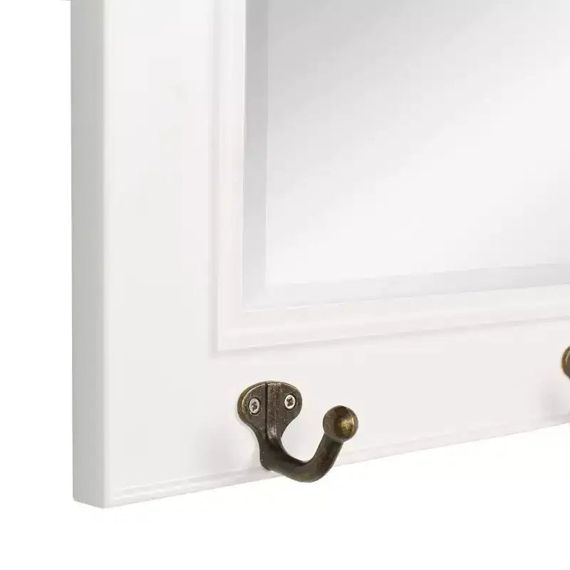 36 x 18 Pub Mirror with Metal Hooks - DesignOvation