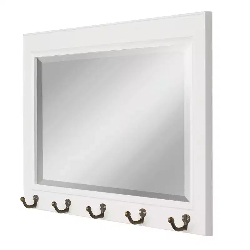 36 x 18 Pub Mirror with Metal Hooks - DesignOvation