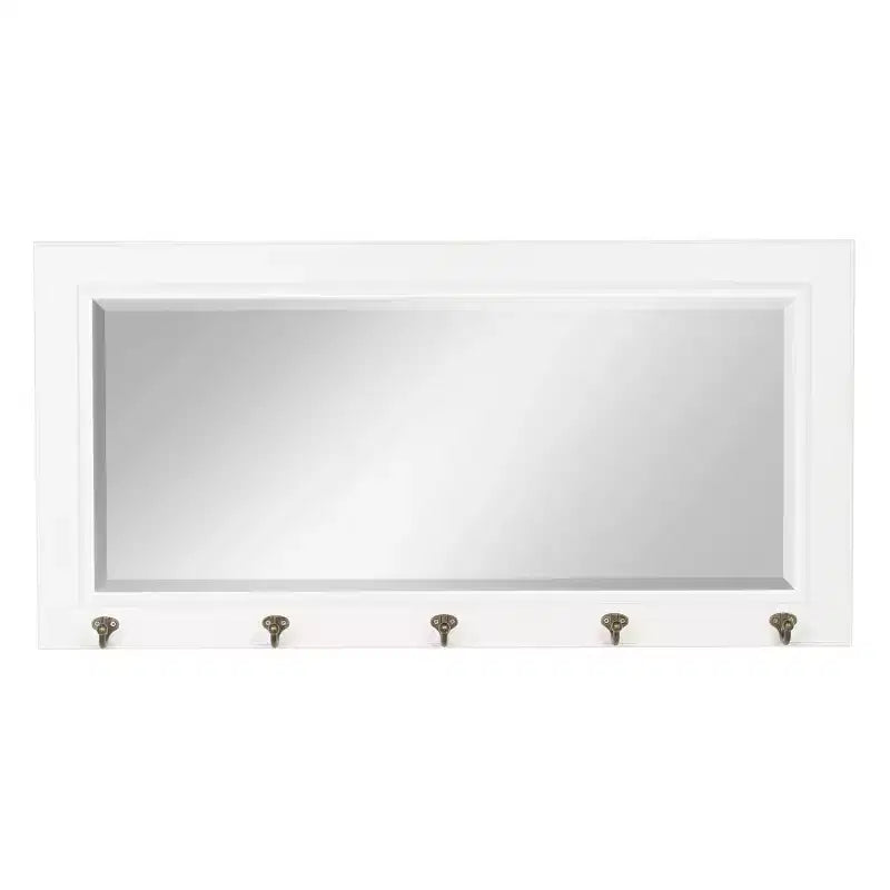 36 x 18 Pub Mirror with Metal Hooks - DesignOvation