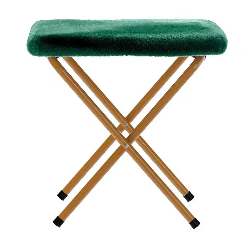 Fauteuil lune pliant en fausse fourrure Flash Furniture Gwen 38 Oversize avec pouf pliant pour dortoir et chambre à coucher