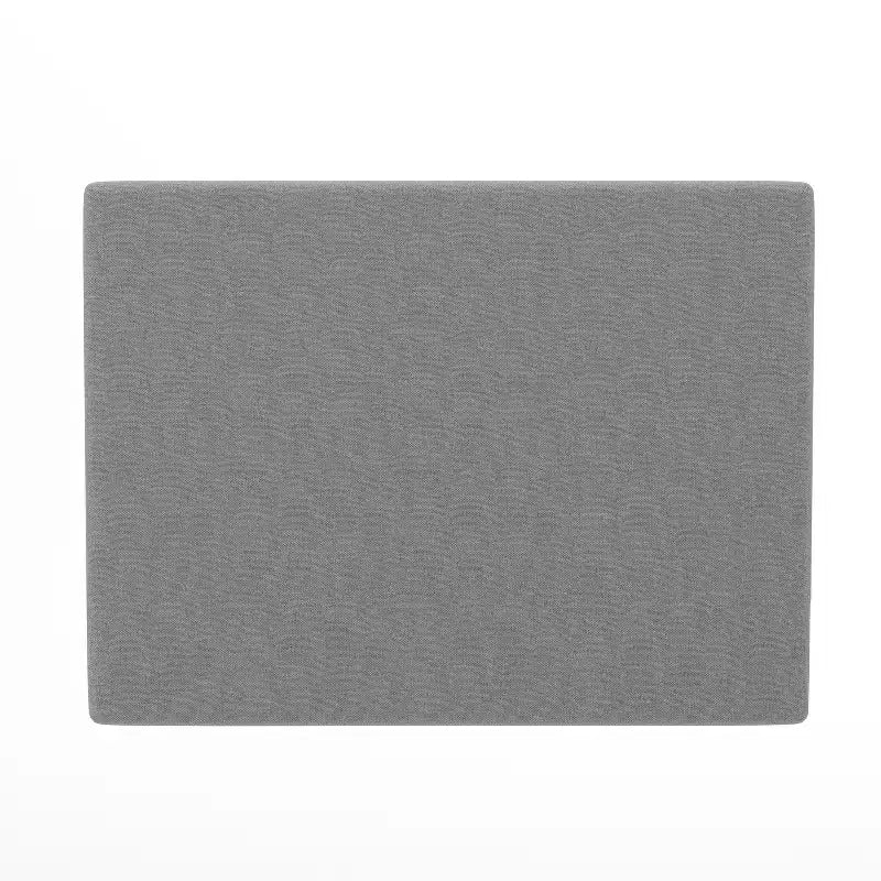 Merrick Lane Faux Linen Headboard with Stylish Upholstery, Dual Hanging Options, Charging Station with 2 Outlets, USB Port, USB-C Port