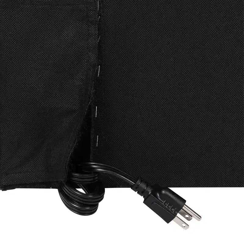 Merrick Lane Faux Linen Headboard with Stylish Upholstery, Dual Hanging Options, Charging Station with 2 Outlets, USB Port, USB-C Port