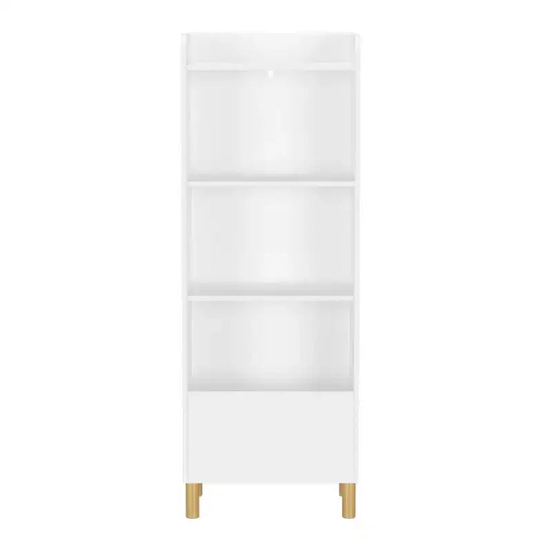 Étagère à Livres pour Enfants, Bibliothèque pour Enfants à 4 Niveaux, Organisateur de Rangement de Jouets pour Enfants, Étagères à Livres pour Chambre d'Enfant, Salle de Jeux, Crèche