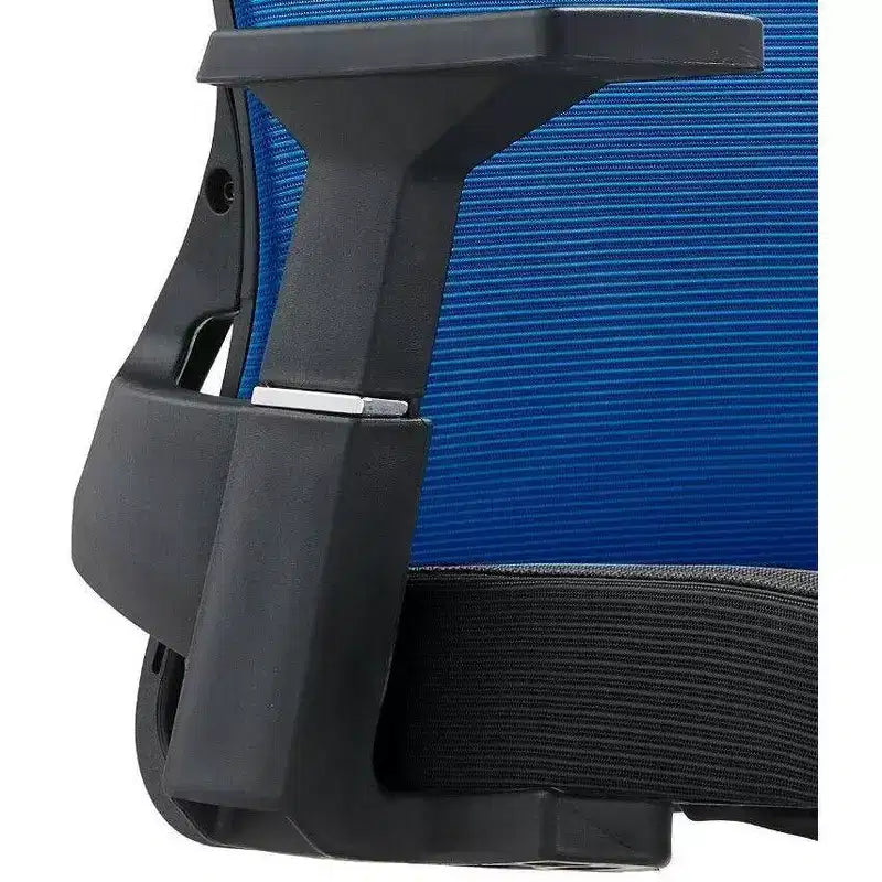 Chaise de bureau ergonomique en maille LeisureMod Brio – Soutien lombaire respirant – Chaise de bureau pivotante et inclinable réglable